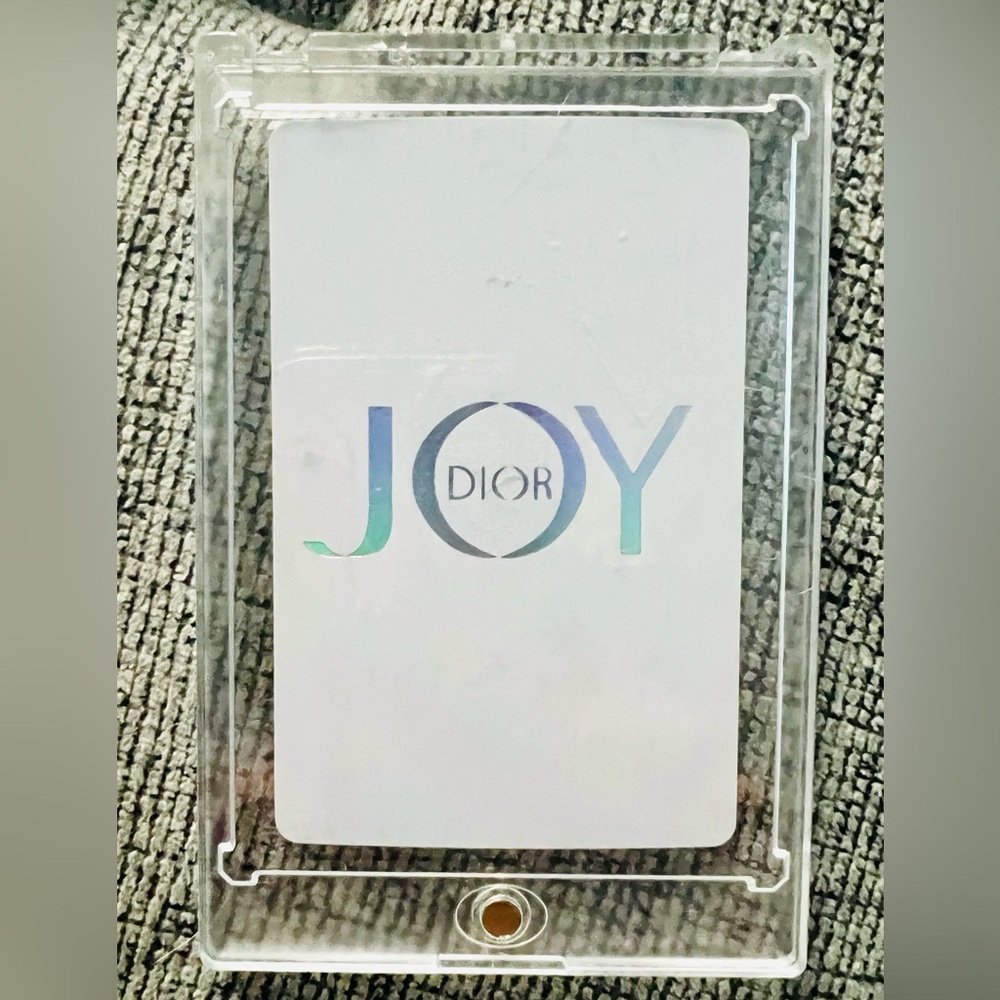 Dior JOY Fragrance Card in Clear Case ~ Ace of Heart 🖤